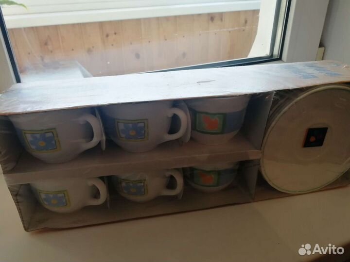 Чайный набор новый luminarc 12 предметов