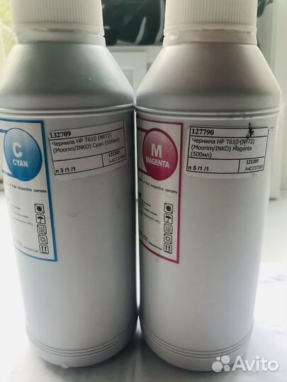 Чернила для картриджей hp