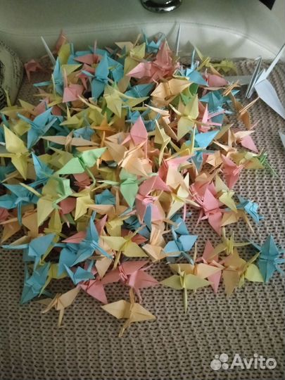 Бумажные журавлики