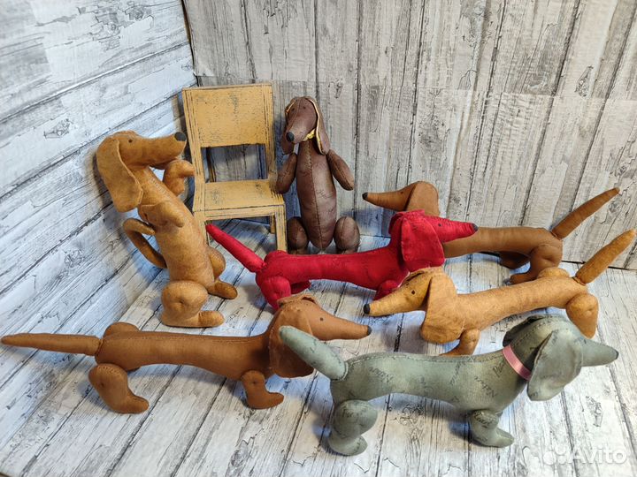 Игрушка «Такса», собачка, ручная работа