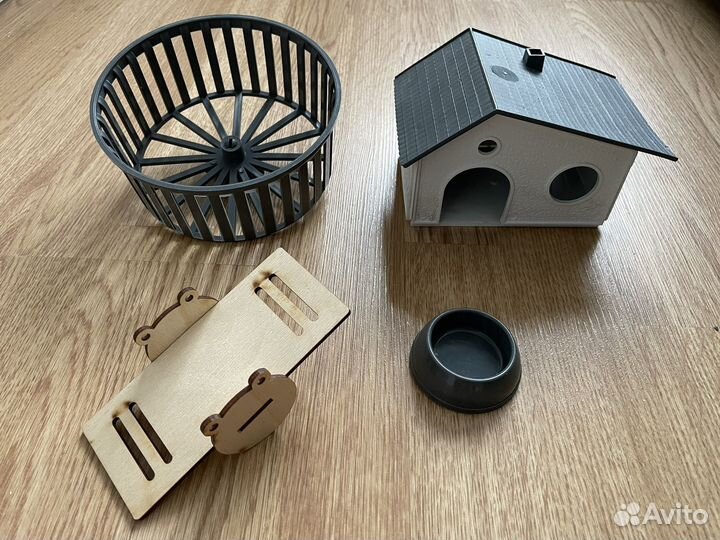 Домик (колесо) для грызунов (крысы, хомяка)