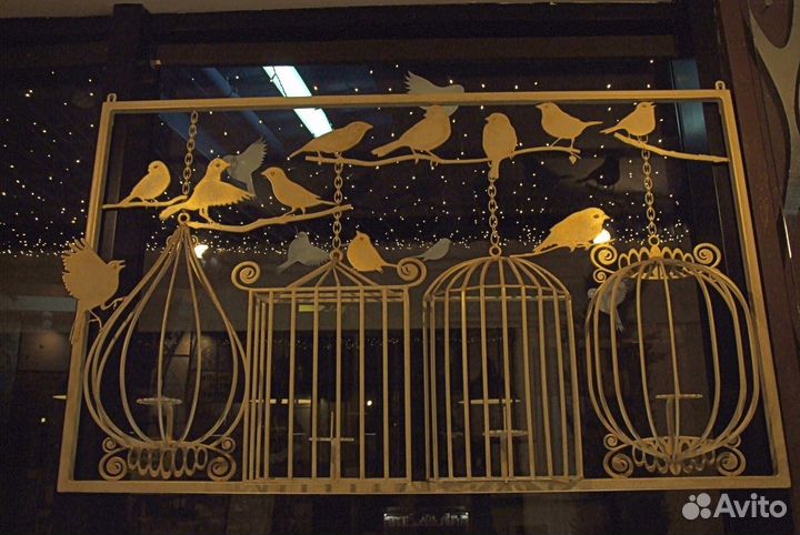 Декоративное панно-подсвечник