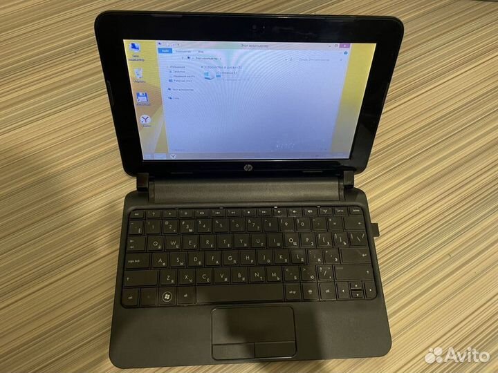 Рабочий нетбук HP mini 10', + ноут на запчасти