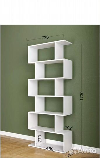 Стелаж белый