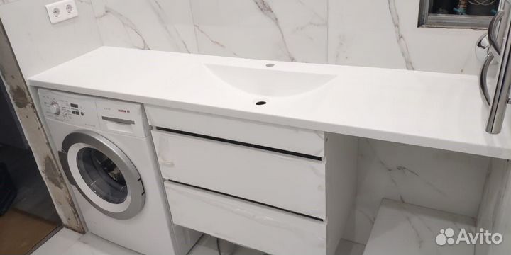 Столешница с раковиной в ванную