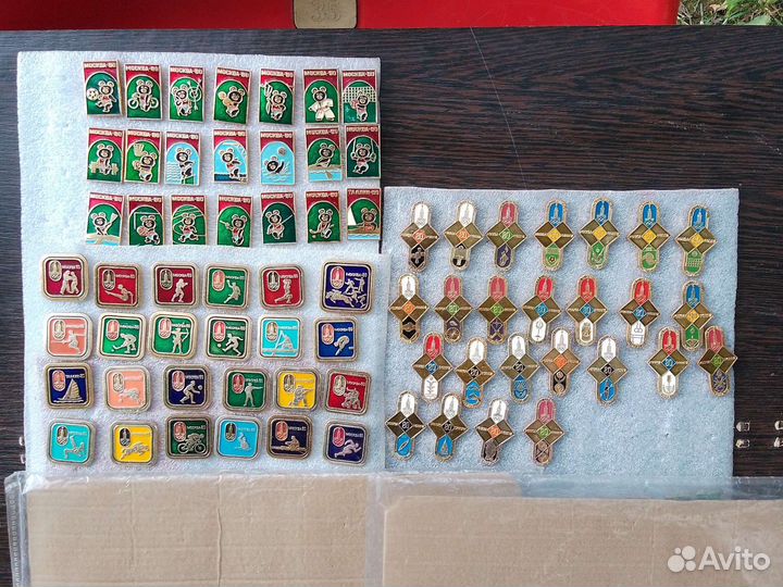 М-80. Значки Олимпиады -80, наборы. Обновлённое