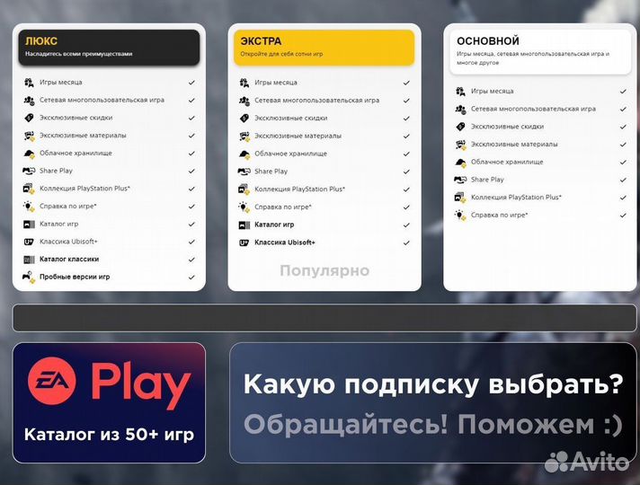 Игры подписка PS Plus Deluxe новинки
