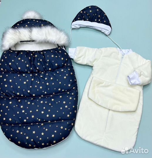 Конверт на выписку зимний