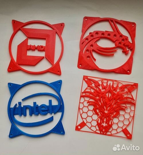 Декоративный решётки для вентиляторов на корпус пк