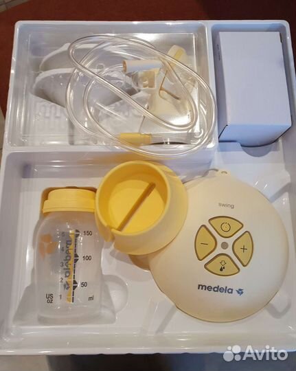 Молокоотсос medela swing flex электрический