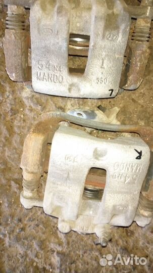 Hyundai Solaris 2 передние суппорта