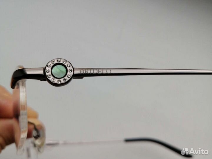Новая оправа для очков безободковая женская