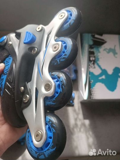 Роликовые коньки детские с защитой