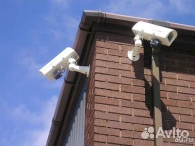 Камера видеонаблюдения уличная / установка