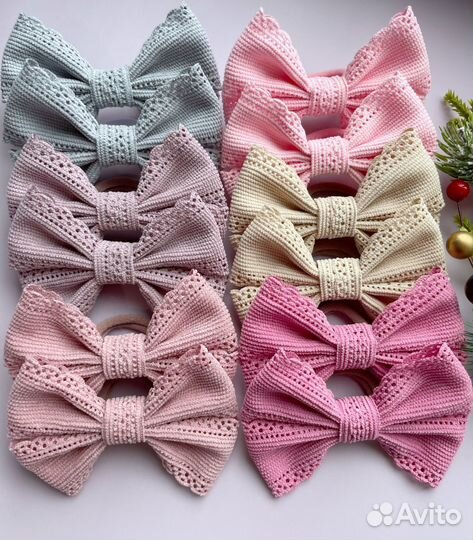 Бантики для волос ручной работы