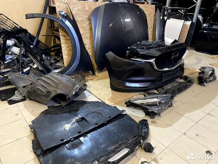 Бампер,фары,крылья,капот-ноускат Mazda cx5 KF