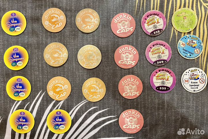 Фишки кэпсы сотки