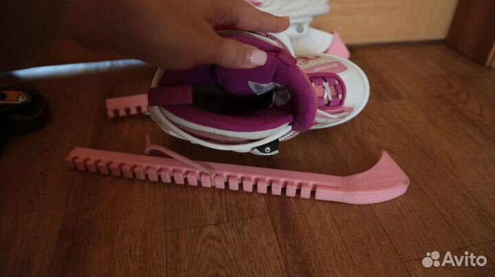 Коньки хоккейные детские для девочки 34-37 размер