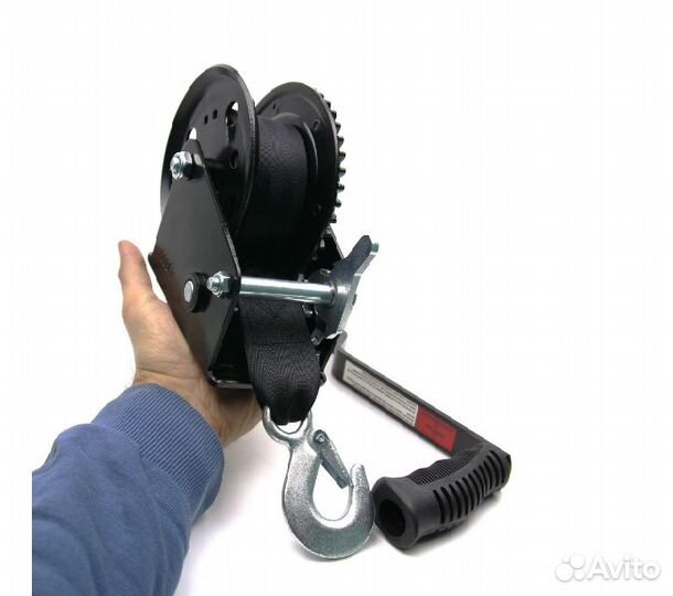 Лебедка для прицепа 540кг trailercom W1200D (фал