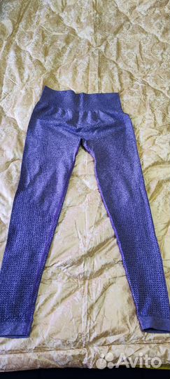 Лосины спортивные женские М и майка L