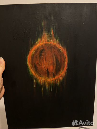 Картина акрилом