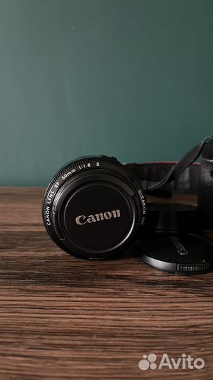 Canon eos 450D kit + объектив 50mm