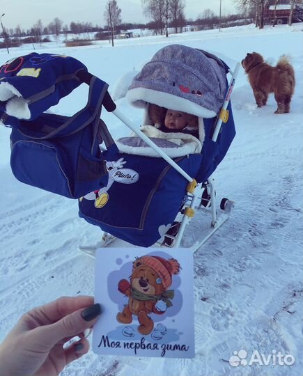 Коляска санки микки маус Дисней