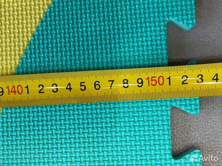 Развивающий теплый коврик эва пазл цифры