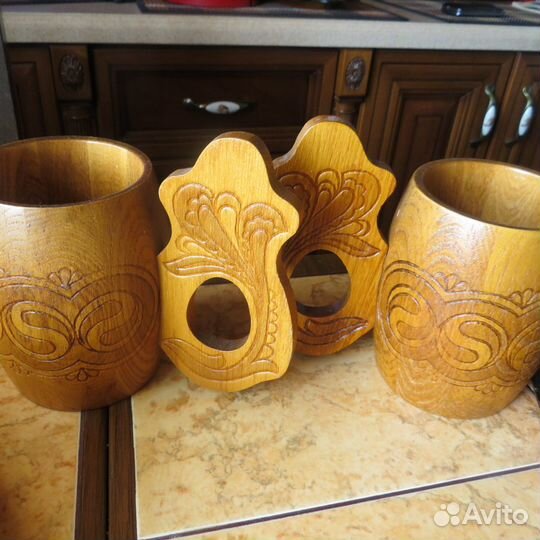 Деревянная пивная,квасная кружка СССР