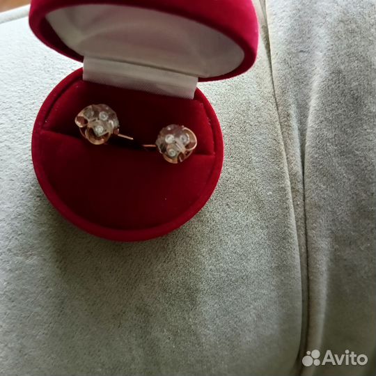 Золотые серьги СССР