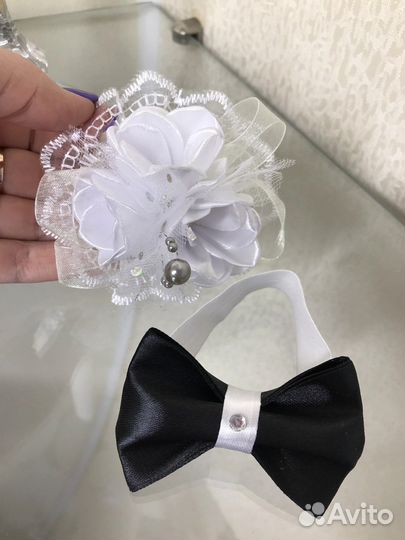 Украшение на свадебные бокалы