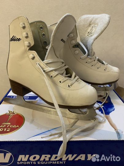 Коньки фигурные р 33 (22см) Nordway Alice б/у
