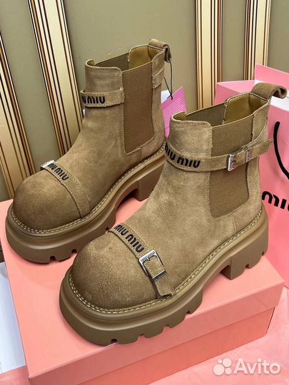 Зимние сапоги miu miu