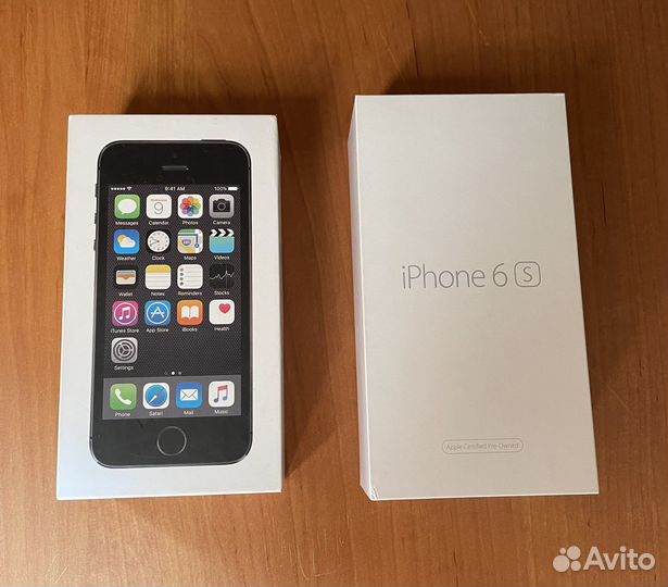 Коробки под iPhone 6S и 5S