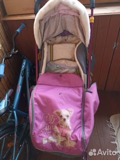 Зимняя детская коляска