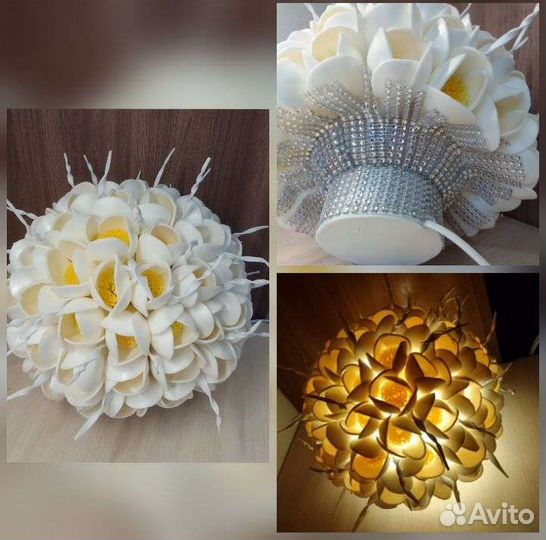 Светильник роза