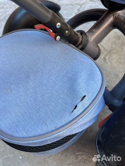 Трехколесный велосипед с ручкой