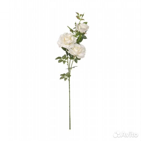 Цветок искусственный engard Роза белая 102см E4-R