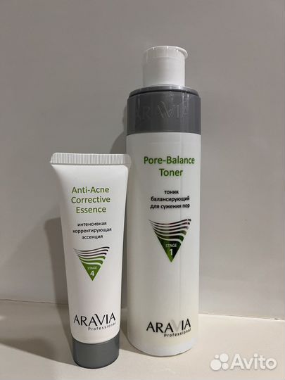 Крем для лица и тоник Aravia