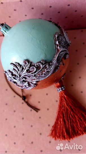 Новогодние шары винтажные ручной работы