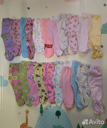 Много вещей на девочку с рождения