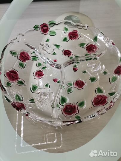 Менажница хрустальная Walther-Glass, Германия