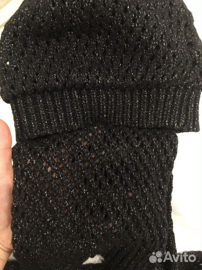 Перчатки шарф и шапка