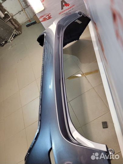 Бампер задний Kia Rio 4 в цвет серый