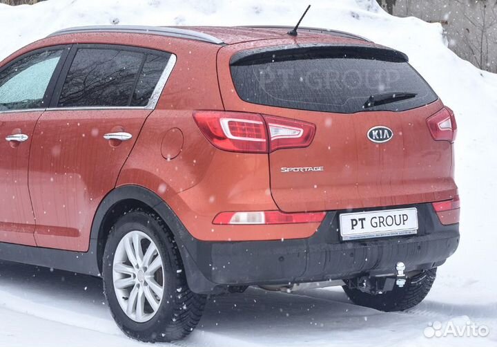 Фаркоп тсу-съемный квадрат KIA Sportage 2010-2015