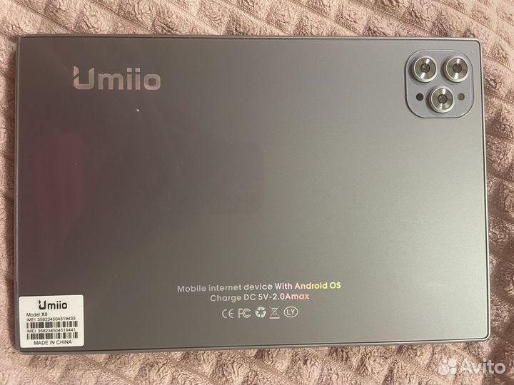 Планшет umiio x9