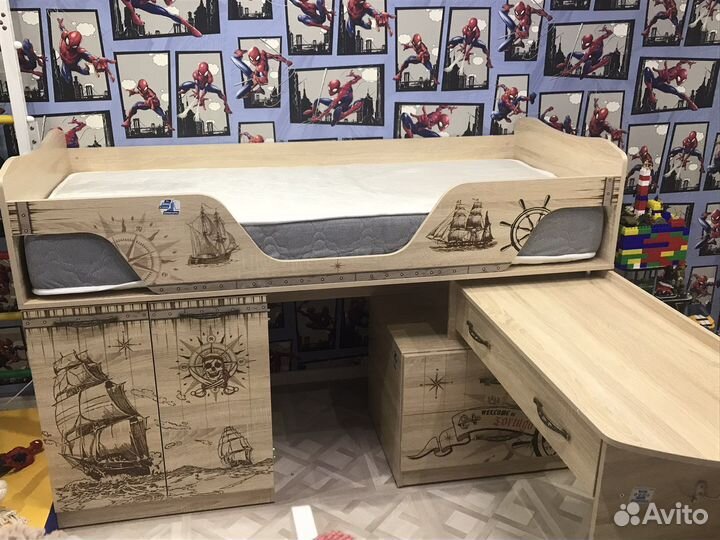 Детская кровать для мальчика бу