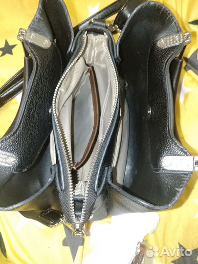 Сумка женская черная вместительная