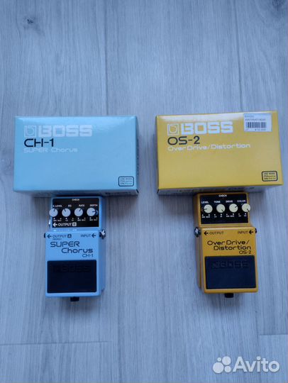 Гитарные педали эффектов Boss, Vox, Dunlop