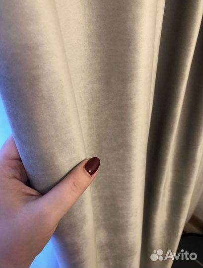Шторы бархатные